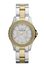 Michael Kors Madison Biały/Stal w odcieniu złota Ø33 mm MK5584