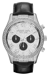 Michael Kors Srebrny/Skóra Ø44 mm MK5669