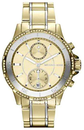 Michael Kors Szampański/Stal w odcieniu złota Ø45 mm MK5689