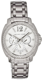 Michael Kors Biały/Stal Ø38 mm MK5690