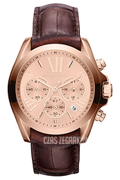 Michael Kors Różowe złoto/Skóra Ø35 mm MK5703