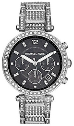 Michael Kors Czarny/Stal Ø39 mm MK5707