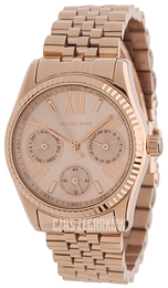 Michael Kors Lexington Różowe złoto/Stal w kolorze różowego złota Ø33 mm MK5809