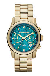 Michael Kors Runway Niebieski/Stal w odcieniu złota Ø38 mm MK5815