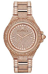 Michael Kors Camille Różowe złoto/Stal w kolorze różowego złota Ø43 mm MK5862