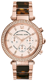 Michael Kors Różowe złoto/Stal w kolorze różowego złota Ø38 mm MK5881