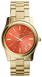 Michael Kors Czerwony/Stal w odcieniu złota Ø38 mm MK5915