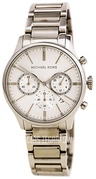 Michael Kors Biały/Stal Ø39 mm MK5985