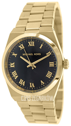 Michael Kors Czarny/Stal w odcieniu złota Ø38 mm MK6061