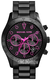 Michael Kors Czarny/Stal Ø44 mm MK6082