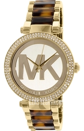 Michael Kors Parker Szampański/Stal w odcieniu złota Ø39 mm MK6109