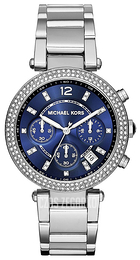 Michael Kors Parker Niebieski/Stal Ø39 mm MK6117