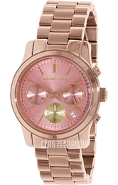 Michael Kors Runway Różowy/Stal w odcieniu złota Ø38 mm MK6161