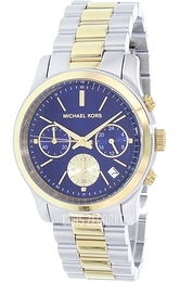 Michael Kors Runway Niebieski/Stal w odcieniu złota Ø38 mm MK6165