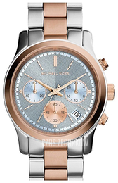Michael Kors Srebrny/Stal w kolorze różowego złota Ø38 mm MK6166