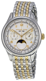 Michael Kors Srebrny/Stal w odcieniu złota Ø38 mm MK6182