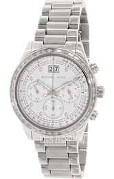 Michael Kors Brinkley Srebrny/Stal Ø40 mm MK6186