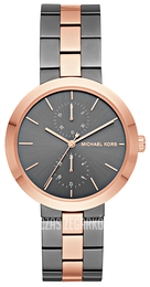 Michael Kors Garner Szary/Stal w kolorze różowego złota Ø39 mm MK6431