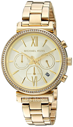 Michael Kors Szampański/Stal w odcieniu złota Ø39 mm MK6559