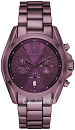 Michael Kors Purpurowy/Stal Ø43 mm MK6721