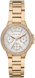 Michael Kors Camille Biały/Pozlacana Ø33 mm MK6844