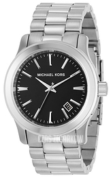 Michael Kors Czarny/Stal Ø46 mm MK7052