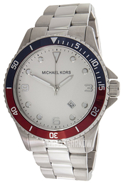 Michael Kors Srebrny/Stal Ø45 mm MK7056