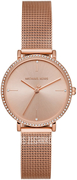Michael Kors Różowe złoto/Stal w kolorze różowego złota Ø32 mm MK7122