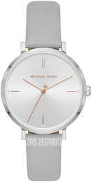 Michael Kors Srebrny/Skóra Ø38 mm MK7125