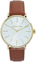 Michael Kors Jayne Biały/Skóra Ø42 mm MK7149