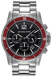 Michael Kors Czarny/Stal Ø45 mm MK8122