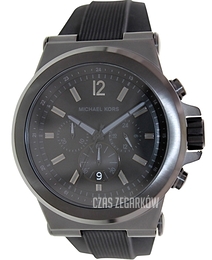 Michael Kors Dylan Czarny/Guma Ø45 mm MK8152