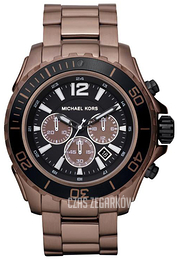 Michael Kors Czarny/Stal Ø47 mm MK8232