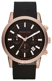 Michael Kors Outlets Czarny/Guma Ø44 mm MK8244