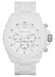 Michael Kors Biały/Plastik Ø48 mm MK8259