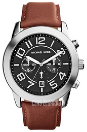 Michael Kors Czarny/Skóra Ø46 mm MK8359