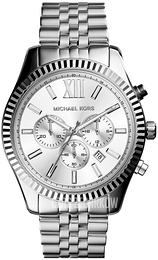 Michael Kors Lexington Srebrny/Stal Ø44 mm MK8405