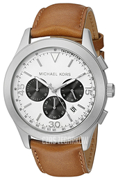 Michael Kors Gareth Biały/Skóra Ø43 mm MK8470