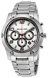 Michael Kors Caine Srebrny/Stal Ø45 mm MK8472