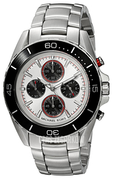 Michael Kors Jetmaster Biały/Stal Ø43 mm MK8476