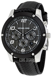 Michael Kors Caine Czarny/Skóra Ø44 mm MK8488