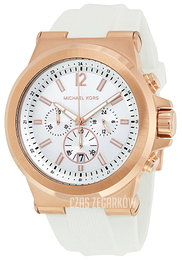 Michael Kors Biały/Guma Ø48 mm MK8492