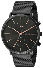 Michael Kors Jaryn Czarny/Stal Ø42 mm MK8504