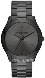 Michael Kors Slim Runway Czarny/Stal Ø44 mm MK8507