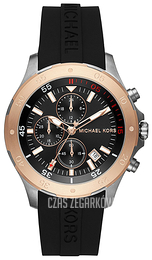 Michael Kors Czarny/Guma Ø44 mm MK8568