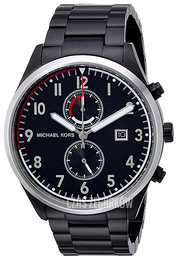Michael Kors Czarny/Stal Ø43 mm MK8575