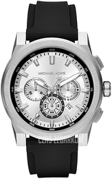 Michael Kors Srebrny/Guma Ø47 mm MK8596