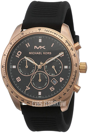 Michael Kors Czarny/Guma Ø43 mm MK8687