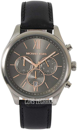 Michael Kors Szary/Skóra Ø43 mm MK8716