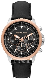 Michael Kors Cortlandt Czarny/Skóra Ø44 mm MK8905